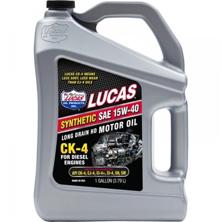 LUCAS OIL 11247 SAE 15W-40 Ck-4 Synthetic Truck Oil L44-11247